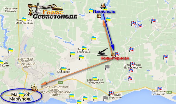 People’s Militia assault near Mariupol