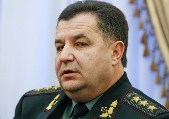 Ukraine defense chief wants budget doubled to fight separatists