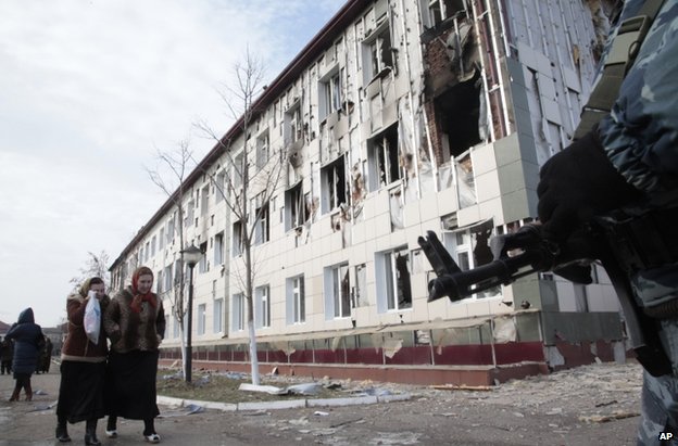 Chechnya human rights office set on fire