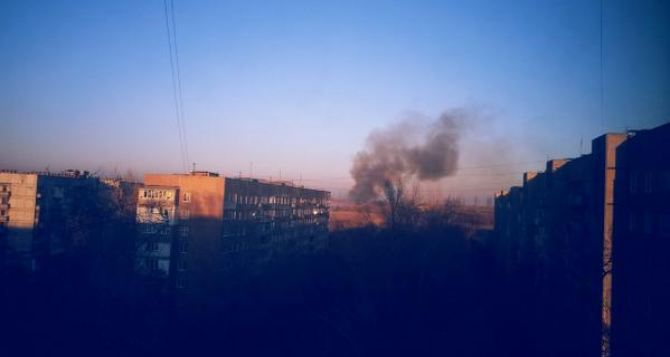 Proletarskiy district of Donetsk was shelled by Ukrainian punitives on 21st January (video)