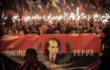 Manifestación fascista en Kiev de los seguidores de Bandera (fotos, vídeo)