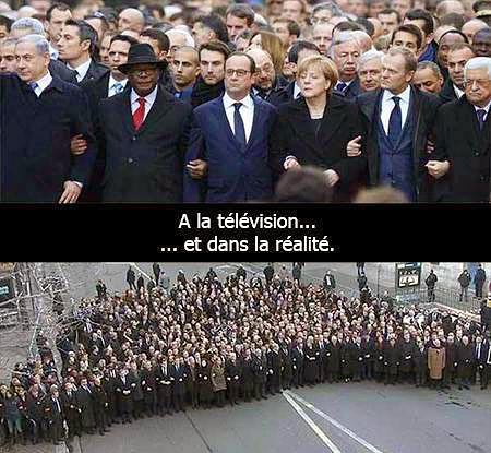 Des journalistes allemands : «On nous a trompés – les leaders ne marchaient pas à la tête du peuple, à Paris, ils défilaient dans une ruelle bien gardée»