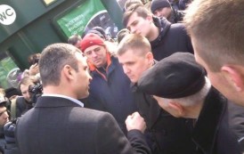 Klitschko was embarrassed by the suggestion that he should join the ATO forces