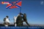Флаг Новороссии поднят над Дебальцево (видео)