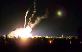 Night shelling of Donetsk on February 26, 2015
