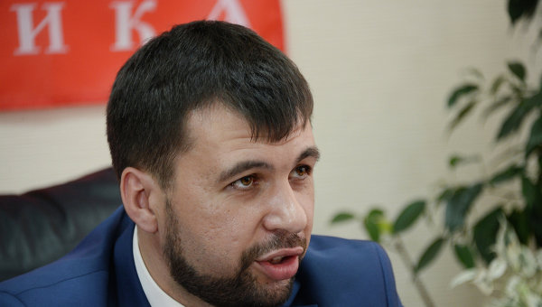 Denis Pushilin said Ukrainian forces shelled Gorlovka