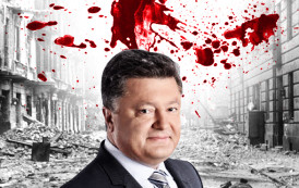 Волонтеры подарили Порошенко символ смерти и разрушения (ВИДЕО)