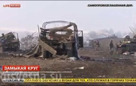 Caldera de Debáltsevo: gran cantidad de equipo quemado de las Fuerzas Armadas de Ucrania y las muestras del uso de “Tochka-U” por los ocupantes