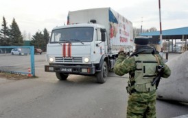 Un nuevo convoy con ayuda humanitaria llegó a Donbass con una carga de 1.800 toneladas