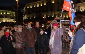 Concentración en Madrid en el aniversario del golpe de Estado en Ucrania