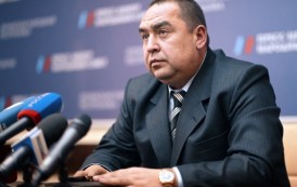 Igor Plotnitsky visitó a Alexander Zajarchenko en un hospital de la República Popular de Lugansk