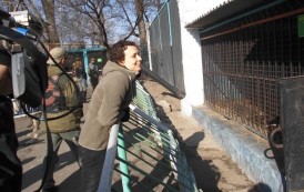 Russian rock singer Yulia Chicherina gave another concert in Lugansk