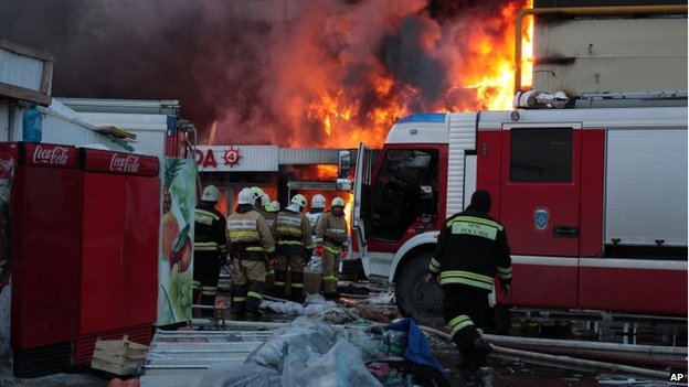 Russian fatal Kazan shopping centre fire leaves 25 missing