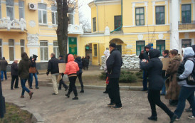 Los residentes de Járkov se manifestaron contra la movilización