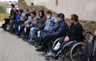 В Донецке состоялся марафон на инвалидных колясках