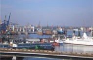 Trabajadores del puerto de Odessa fueron a protestar contra las autoridades de Kiev