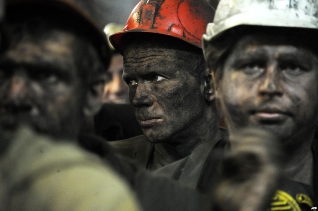 Ukraine mine rescue: Anxious families await news