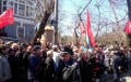 Столкновения на Аллее Славы в Одессе (видео)
