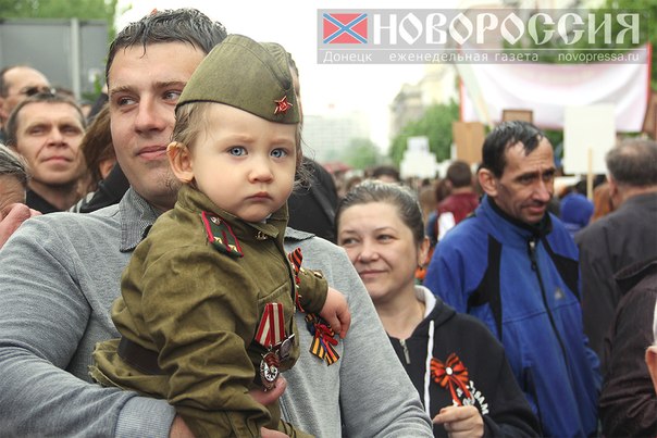 Citizens of Donetsk were amazed by the 1st Great Victory Parade arranged in their city