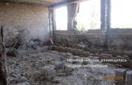 The filtering station in Yasinovataya district damaged as a result of Ukrainian shelling