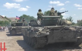 DPR People’s Militia withdrew 41 tank and 84 APCs from the contact line (photo)