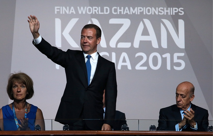 Russian PM says 2015 FINA World Championships in Kazan was big festival of sports