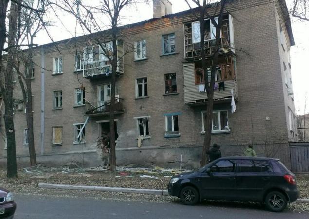 Avillage Staromihailovka was subjevted to severe shelling of Ukrainian fighters