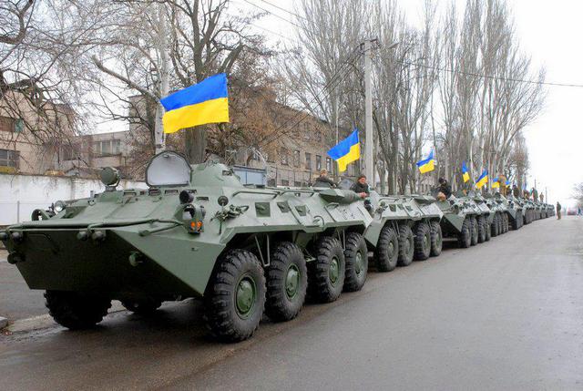 Militia say almost 100 Ukrainian armored vehicles spotted on contact line