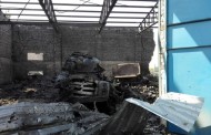 Карателям и оккупантам под Горловкой дан отпор: взорван штаб 34-го батальона, уничтожен склад БК, сожжена техника