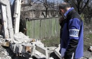 UAF shelled from small-arms positions of the DPR’s Army in the village Logvinovo when OSCE were there