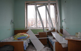 Hospital 19 in Donetsk was shelled from Kiev-controlled Peski
