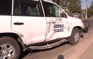 Автомобиль миссии ОБСЕ столкнулся с троллейбусом в Луганск