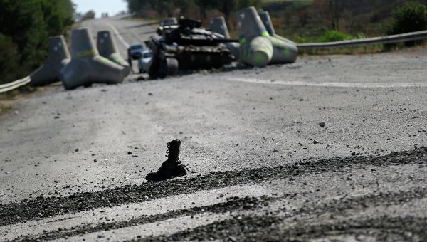 Civilian was wounded near Gorlovka at the Ukrainian check-point