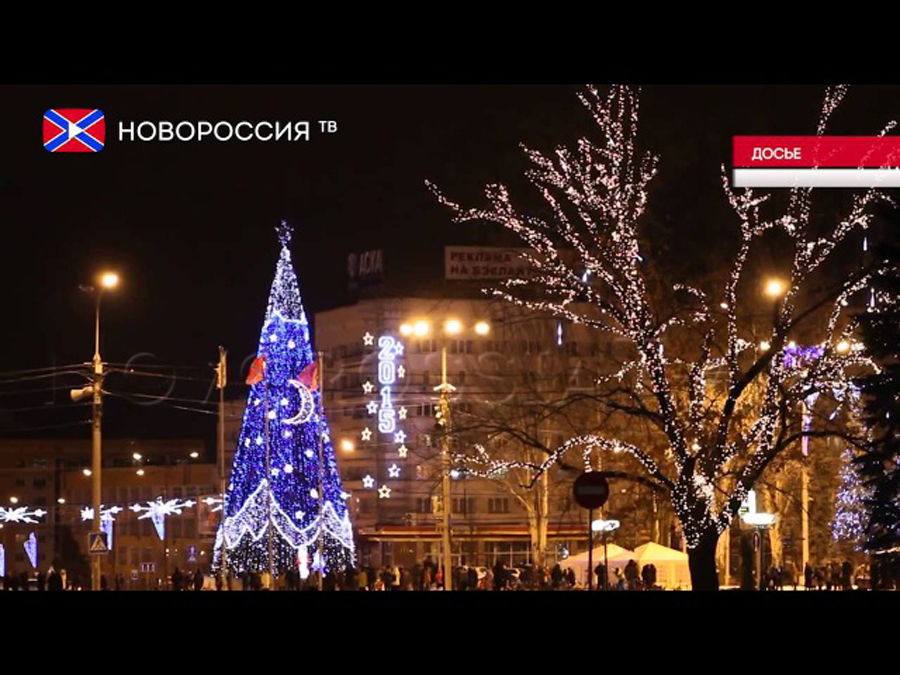 Ukraine Junta Finally Stops Their Savagery, No Bombing Last Night As The People Of Donetsk Prepare For New years Day !