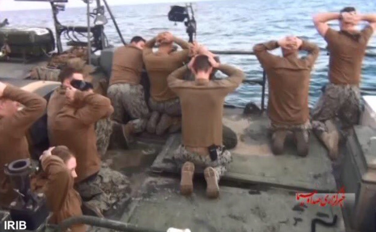 Embarrassing Images Of U.S. Sailors In Captivity Due To Provocations In Iran Waters (PHOTOS)