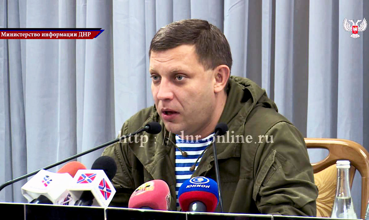 Alexandre Zakhartchenko : Il n’y a aura pas de représentants des partis ukrainiens en tout genre aux élections en DNR