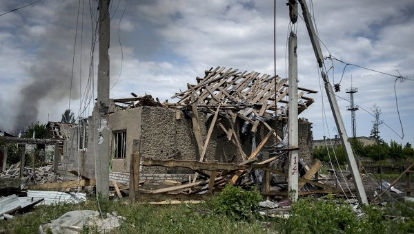 Restoration Center of Donbass, more than 20 social objects in the DPR damaged in February