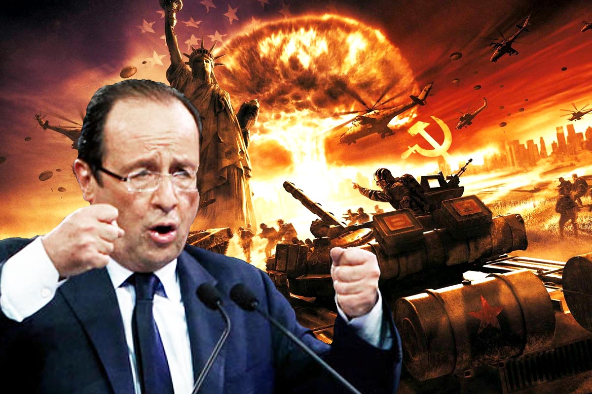 Hollande accuse la Russie et prépare à la guerre mondiale ?