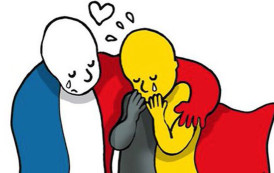 “Etes-vous Bruxelles?” или новая карикатура Charlie Hebdo на теракты в Брюсселе