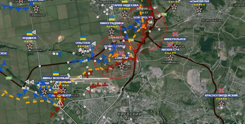 Spartak severely shelled by Ukrainian hostilities