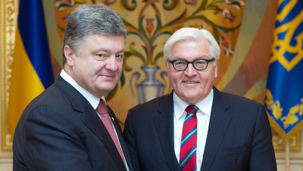 Poroshenko guarantees to Steinmeier to observe of ceasefire in Donbass as of Sept 15