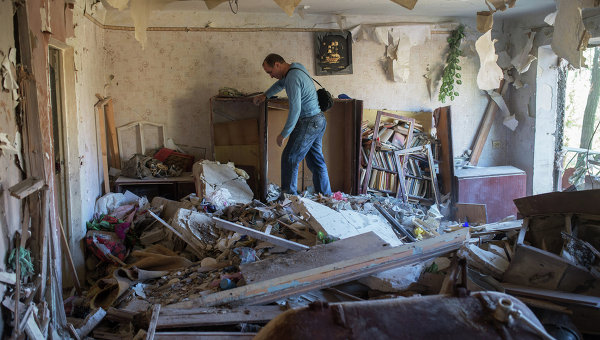 Horrible artillery shelling arranged by Ukraine