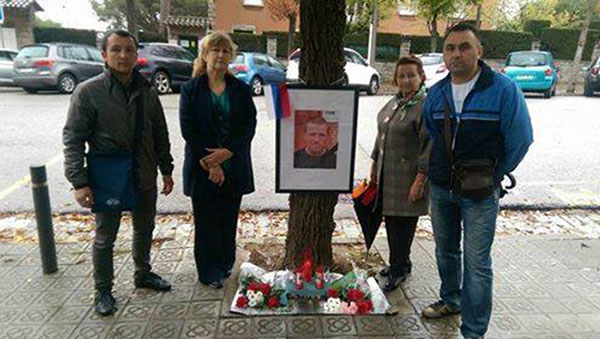 Arseniy Pavlov was commemorated in Barselona