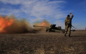 Staromihaylovka under Ukrainian shelling