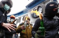 Is There No Shame With The Ukraine Junta Government, Once Again Attacking A Church With Molotov Cocktails But With A Miracle Bottles Did Not Break, Bouncing Off The Walls !