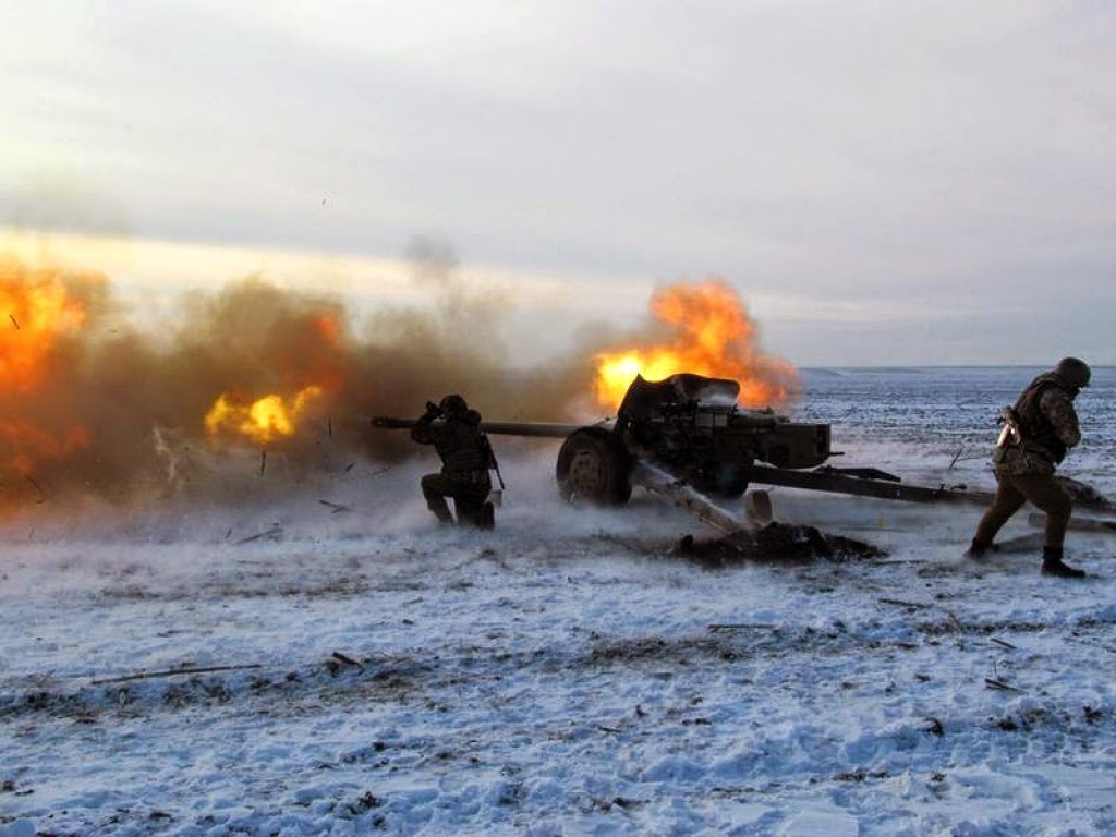 Вчера, 17 января ВСУ устроили массированный обстрел Спартака