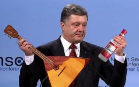 Coup Leader Poroshenko Crying Over The Loss Of Donbass, Asking For Sanctions Against Persons Of New Ownership Of Enterprises !
