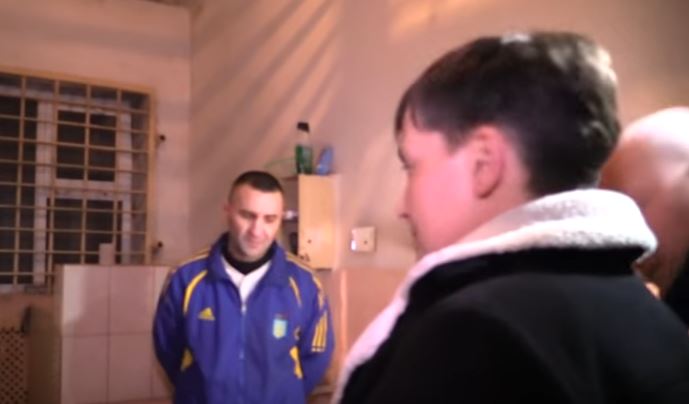 Savchenko visited prisoners of war in Makeevka (VIDEO)