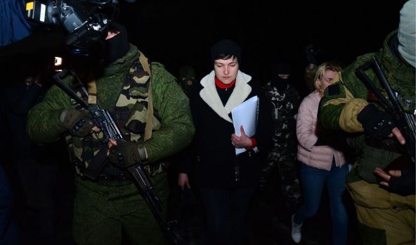 Savchenko arrived to Donbass to release prisoners of war