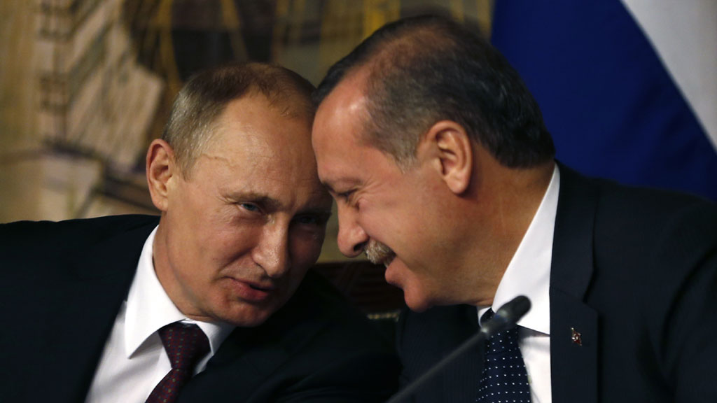 Meeting of Putin and Erdogan